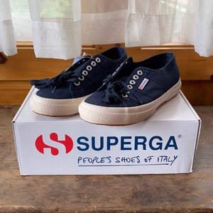 SUPERGA Navy classic sneakers
